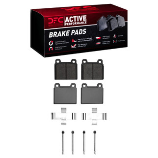 DFC 63-76 Alfa Romeo Spider Front Active Performance Pads and Hardware Kit