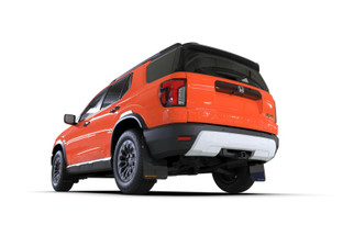 Rally Armor 2026 Honda Passport Black UR Mudflap - Orange Logo