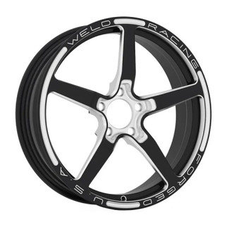 Weld Alumastar 1-Piece 18x6 / 5x120 BP / 3.2in BS Gloss Black Milled Wheel