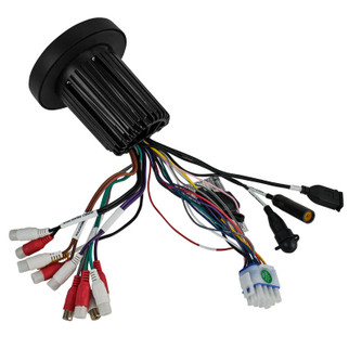 DS18 3in Color TFT Screen 2 Zones 4 volts Output BT RDS 4 x 50 Watts Silicone Cover Headunit MRX100