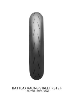 Bridgestone Battlax Racing Street RS12F - 120/70ZR17M/C 58W TL Front