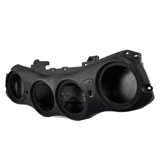 DS18 2024+ JL/JLU/JT Overhead Soundbar Enclosure Fits 4 x 8in Speakers-Black (Speakers not Included)
