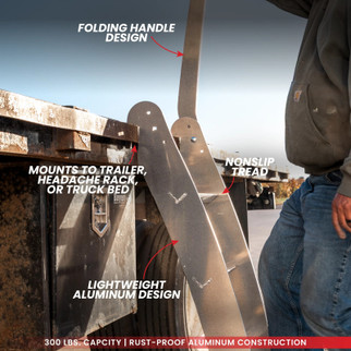 Gen-Y Aluminum Plate Style Rub Rail Ladder