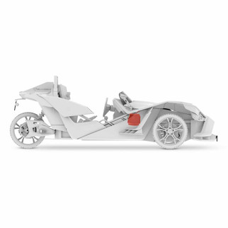 DS18 2015-19 Polaris Slingshot Loaded Underdash Subwoofer & Enclosure w/ 2x ZR6.4D Included