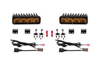 Diode Dynamics 2022-2026 Toyota Tundra Fog SS6 Sport LED Kit White 6000K