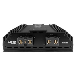 DS18 1-Channel Amp 9200 Burst/0.5ohm 5000/1ohm 3500/2ohm 2200/4ohm Watts RMS w/ Voltmeter Black