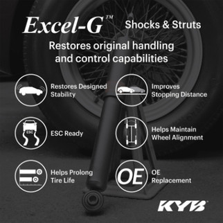 KYB 19-23 Kia Forte 2.0L Excel-G Shock Assembly - Rear