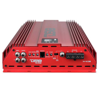 DS18 1-Channel Amp 15000 Burst/0.5ohm 8000/1ohm 4800/2ohm 2500/4ohm Watts RMS w/ Voltmeter Red