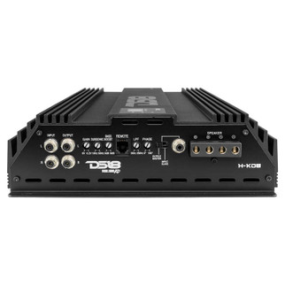 DS18 1-Channel Amp 15000 Burst/0.5ohm 8000/1ohm 4800/2ohm 2500/4ohm Watts RMS w/ Voltmeter Black