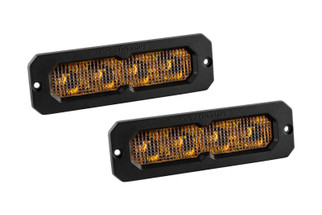 Diode Dynamics SS6 Pro Yellow Combo Flush ABL (pair) 3000K
