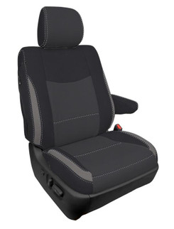 PRP 03-09 Lexus GX470 Front Seat Covers (Pair) - Black and Gray