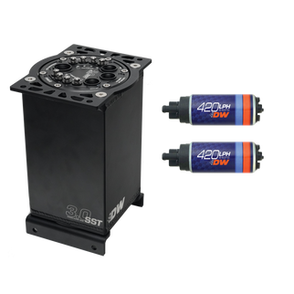 DeatschWerks 3.0L Staged Surge Tank w/ DW420 Fuel Pumps