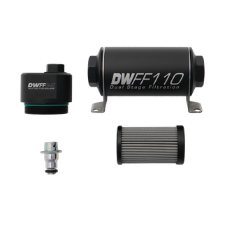 DeatschWerks DWFFR-X 110mm Billet Fuel Filter Regulator - 10 Micron