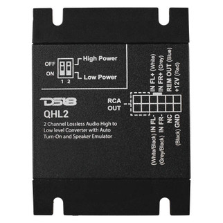 DS18 Lossless Hi/Low Converter 2-Channel Speaker Emulator Auto Turn-On