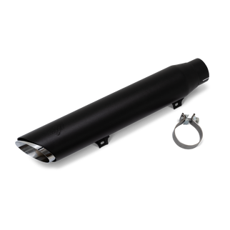 Vance & Hines 2025+ HD Softail Twin Slash 4in Round Black Slip-On Exhaust