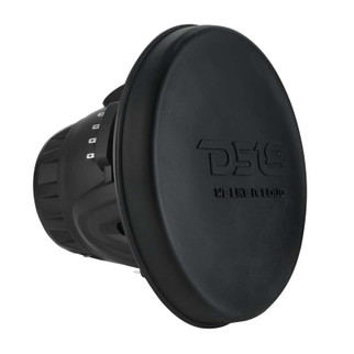 DS18 Hybrid Marine Speaker w/ Driver And RGB LEDs 6.5in 2-Way 250 Watts RMS 4 ohm Black w/ Covers
