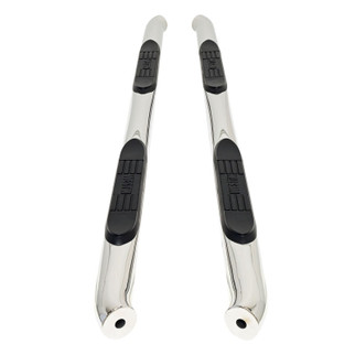 Westin 2024 Tacoma Double Cab E-Series 3 Nerf Step Bars - Stainless Steel