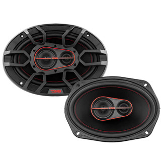 DS18 6x9in 60 Watts RMS 4 ohm 3-Way Coaxial Speaker System Universal Fit