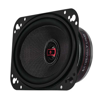DS18 4x6in 60 Watts RMS 3 ohm 2-Way Coaxial Speakers And Component System w/ Fiberglass Cone