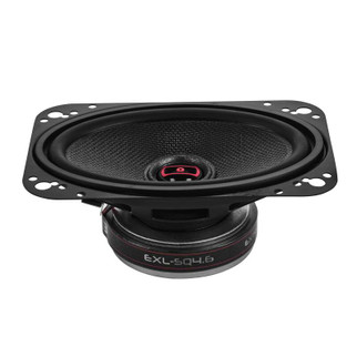 DS18 4x6in 60 Watts RMS 3 ohm 2-Way Coaxial Speakers And Component System w/ Fiberglass Cone