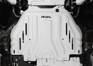 Rival 24-26 Tacoma 4Runner GX550 Tundra (all i-Force) Aluminum Transmission Cat Converter Skid Plate