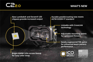 Diode Dynamics C2 2.0 Sport White SAE Driving Standard ABL (single)
