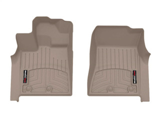 WeatherTech 2025 Infiniti QX80/Nissan Armada (Bench & Bucket Seats) Front FloorLiner - Tan