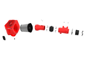 aFe 2025 RAM 1500 L6-3.0L (tt) Momentum GT Red Edition Cold Air Intake w/ Pro Dry S Filter (MOQ 12)