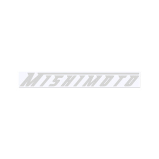 Mishimoto Small Silver Decal