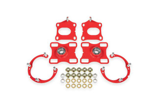 BMR Suspension 11-14 Ford Mustang Caster/Camber Plates - Red