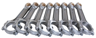 Eagle Chevrolet BB 6.700in 6.700in 5140 Steel 7/16in Bolts I-Beam Connecting Rods - Set of 8