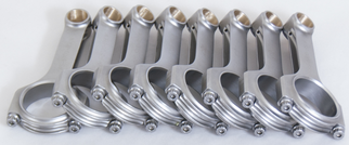 Eagle Chevrolet Small Block 5.700in Length Forged 4340 Steel Lightweight H-Beam Rods - Set of 8