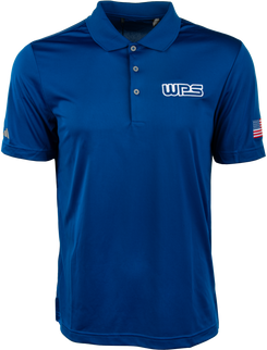 Wps Am Flag Polo Royal Blue/white Sm