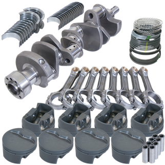 Eagle Chevy LT1350 1Pc 3.480in Crank 6.000in I-Beam Rods -5cc 4.000in Pistons Rotating Assembly