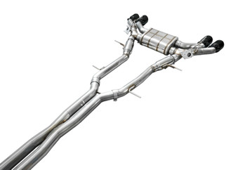 AWE Tuning 2021+ Cadillac CT4-V Blackwing SwitchPath Exhaust - Diamond Black Tips