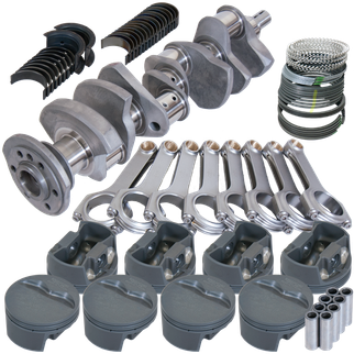 Eagle Chevy 327 3.250in Crank 6.125in H-Beam -5cc Flat Top 4.040in Pistons Rotating Assembly