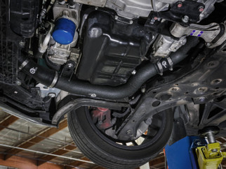 aFe 19-22 Hyundai Veloster N L4 2.0L BladeRunner 2.25in to 2.50in Aluminum Hot Charge Pipe - Black