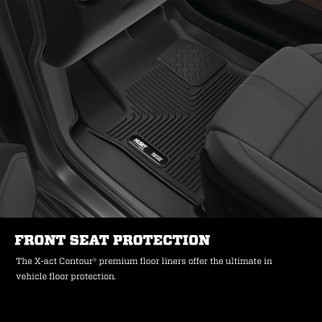 Husky Liners 18-24 Volkswagen Atlas/20-24 Atlas Cross Sport X-Act Contour Front Floor Liner - Black