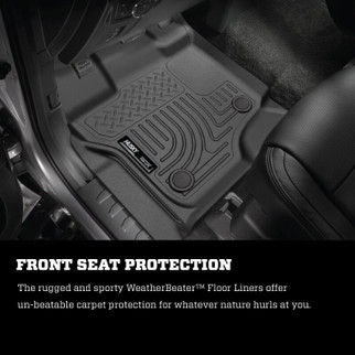 Husky Liners 20-21 Chrysler Pacifica Hybrid Touring Weatherbeater Front Floor Liner - Black