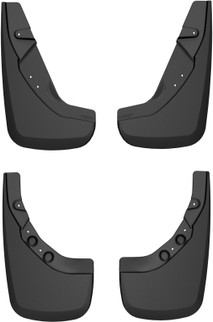 Husky Liners 2024 Toyota Tacoma CC/DC (w/Factory Flares) Front & Rear Mud Guards - Black