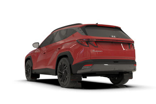 Rally Armor 25-26 Hyundai Tucson (Excl. ICE & XRT) Black UR Mud Flap w/ Dark Grey Logo