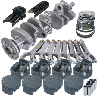 Eagle Chevy 350 3.750in Crank 6.000in H-Beam 11cc Dome 4.030in Pistons Rotating Assembly
