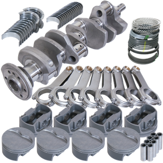 Eagle Chevy 350 3.750in Crank 6.000in H-Beam -5cc Flat Top 4.040in Pistons Rotating Assembly