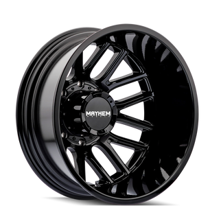 Mayhem 8107D Cogent Dually 17x6.5 / 8x210 BP / -142mm Offset / 154.2mm Hub Gloss Black Wheel