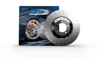 SHW 18-24 Bentley Continental GT Right Front Smooth Lightweight Brake Rotor (3SA615302A)