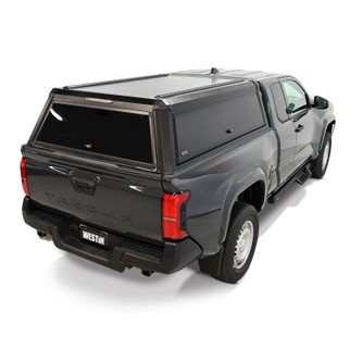Westin EXP Truck Cap COMPLETE KIT A + BS (24-25 Toyota Tacoma DC 6ft. Bed) - Black