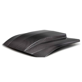 Anderson Composites 2024 Ford Mustang Type-CJ Double-Sided Carbon Fiber Cowl Hood