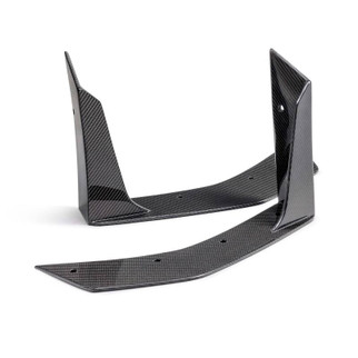 Anderson Composites 2024 Ford Mustang Type-GT5 Carbon Fiber Front Splitter Wickers