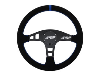 PRP Flat Suede Steering Wheel - Blue