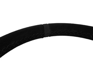 PRP Flat Suede Steering Wheel - Black